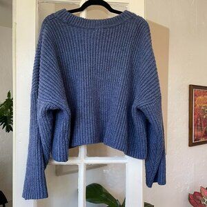 Blue Knit Sweater